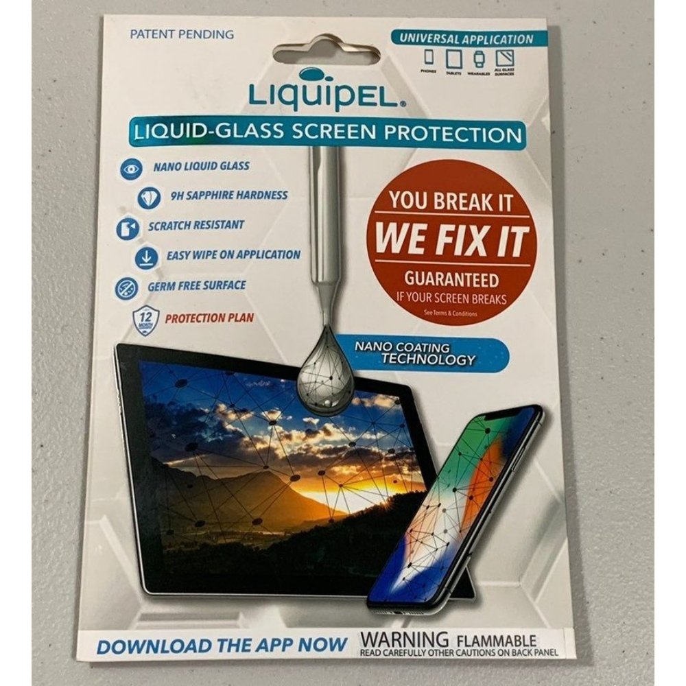 New Liquipel Liquid Glass Screen Protection Invisible Nano Coating